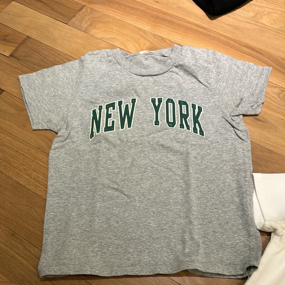 New York grey tee